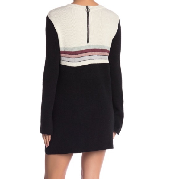 NWT Free People Colorblock Mini Dress - Picture 3 of 3